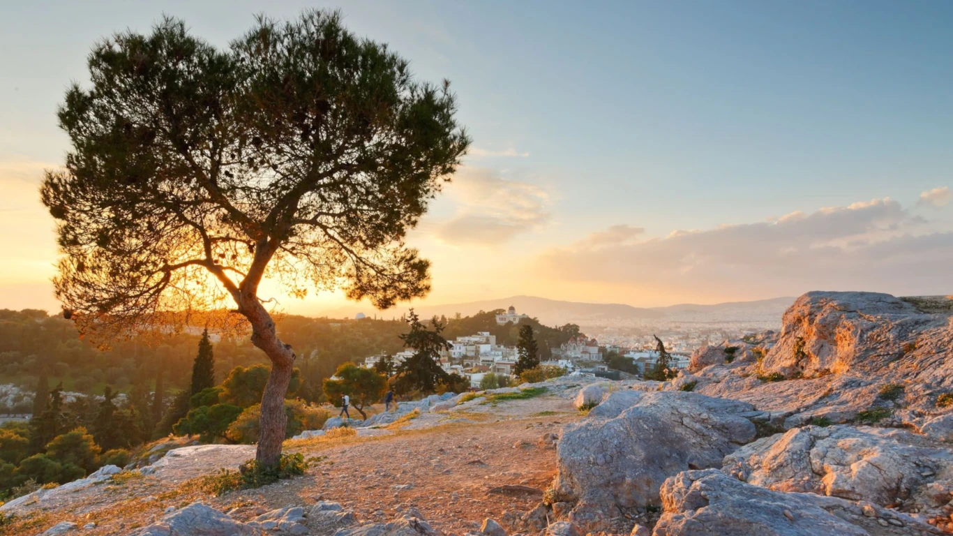Areopagus Hill in Athens